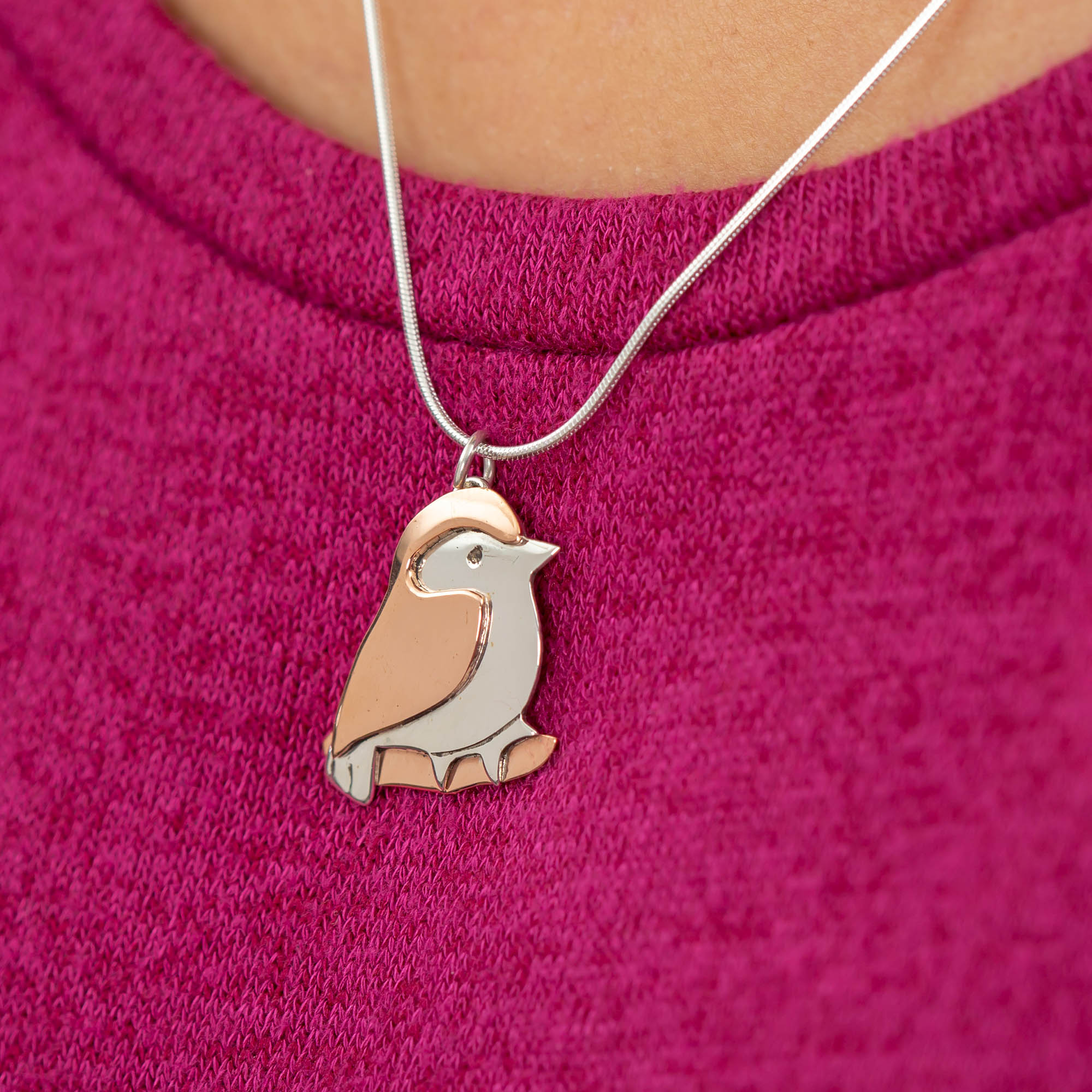 Love Bird Sterling Silver Necklace - Aaria Tees Aaria Tees