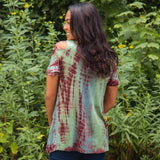 Sand & Stone Cold Shoulder Top - Aaria Tees Aaria Tees