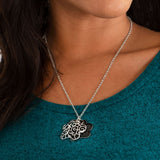 Fur-Ever Home Paw Charm Necklace - Aaria Tees Aaria Tees