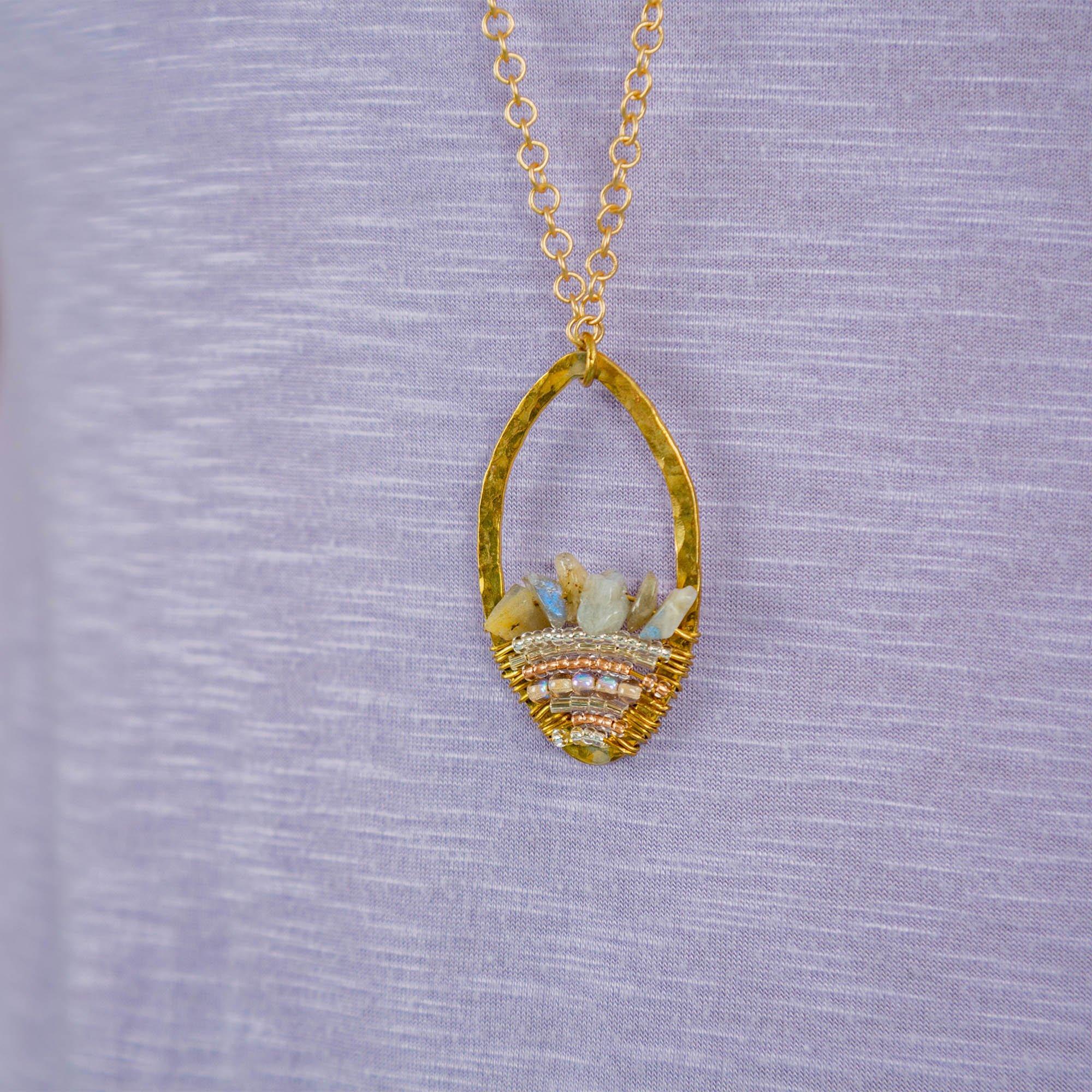 Maji Stone Necklace - Aaria Tees Aaria Tees