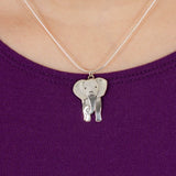 Proud Elephant Sterling Necklace - Aaria Tees Aaria Tees