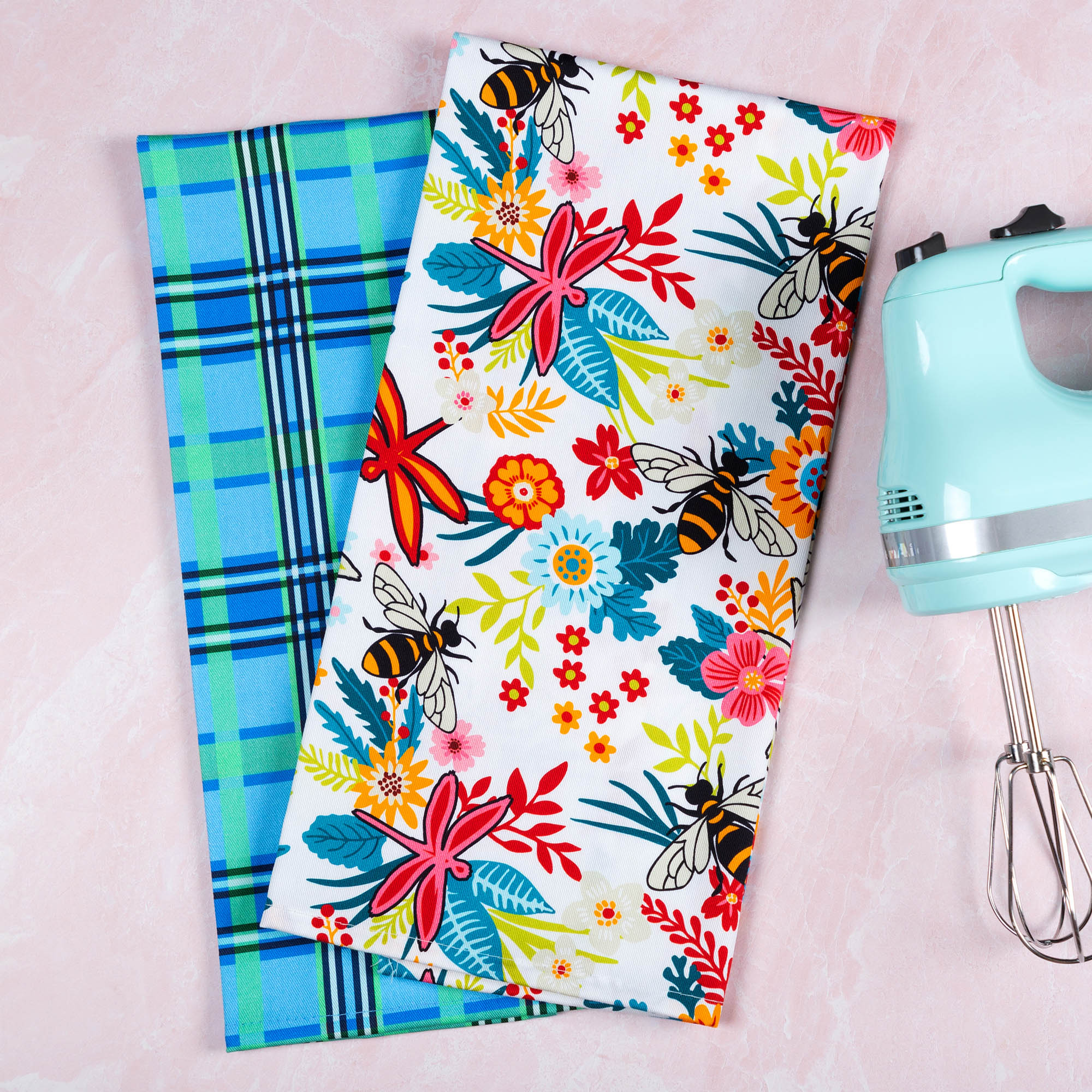 Nature's Charm Kitchen Towel - Set of 2 - Aaria Tees Aaria Tees