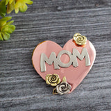 Best Mom Mixed Metal Pin - Aaria Tees Aaria Tees