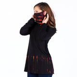 Tie-Dye Tunic with Face Mask - Aaria Tees Aaria Tees