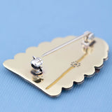 Beehive Mixed Metal Pin - Aaria Tees Aaria Tees