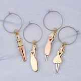 Between Sisters Wine Charms - Set of 4 - Aaria Tees Aaria Tees