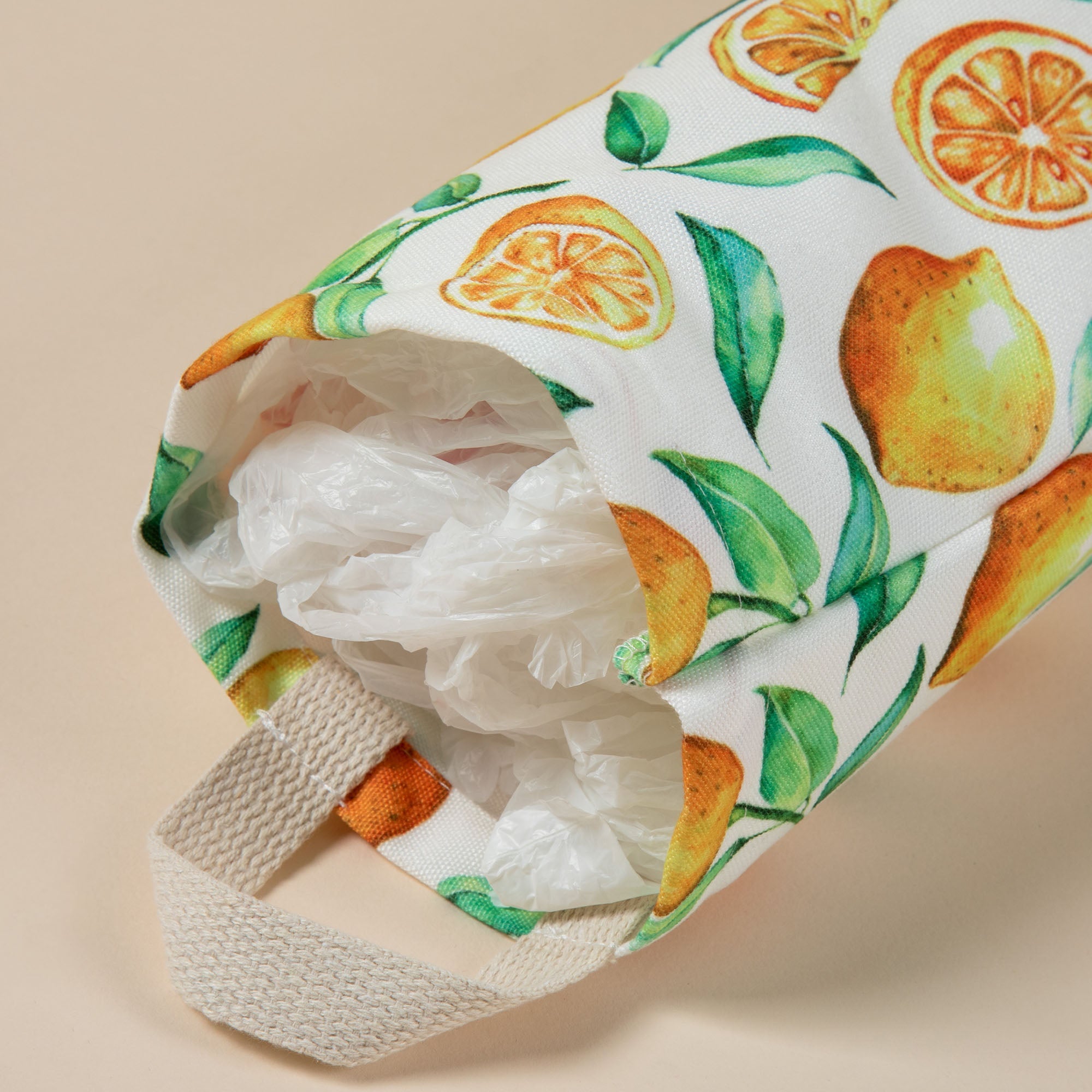 Lemon Vibes Plastic Bag Holder - Set of 2 - Aaria Tees Aaria Tees