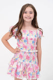 Tweenstyle by Stoopher - Blooming Ditzy Floral Skirt Set Aaria Tees