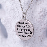 You Will Never Leave My Heart&trade; Necklace - Aaria Tees Aaria Tees