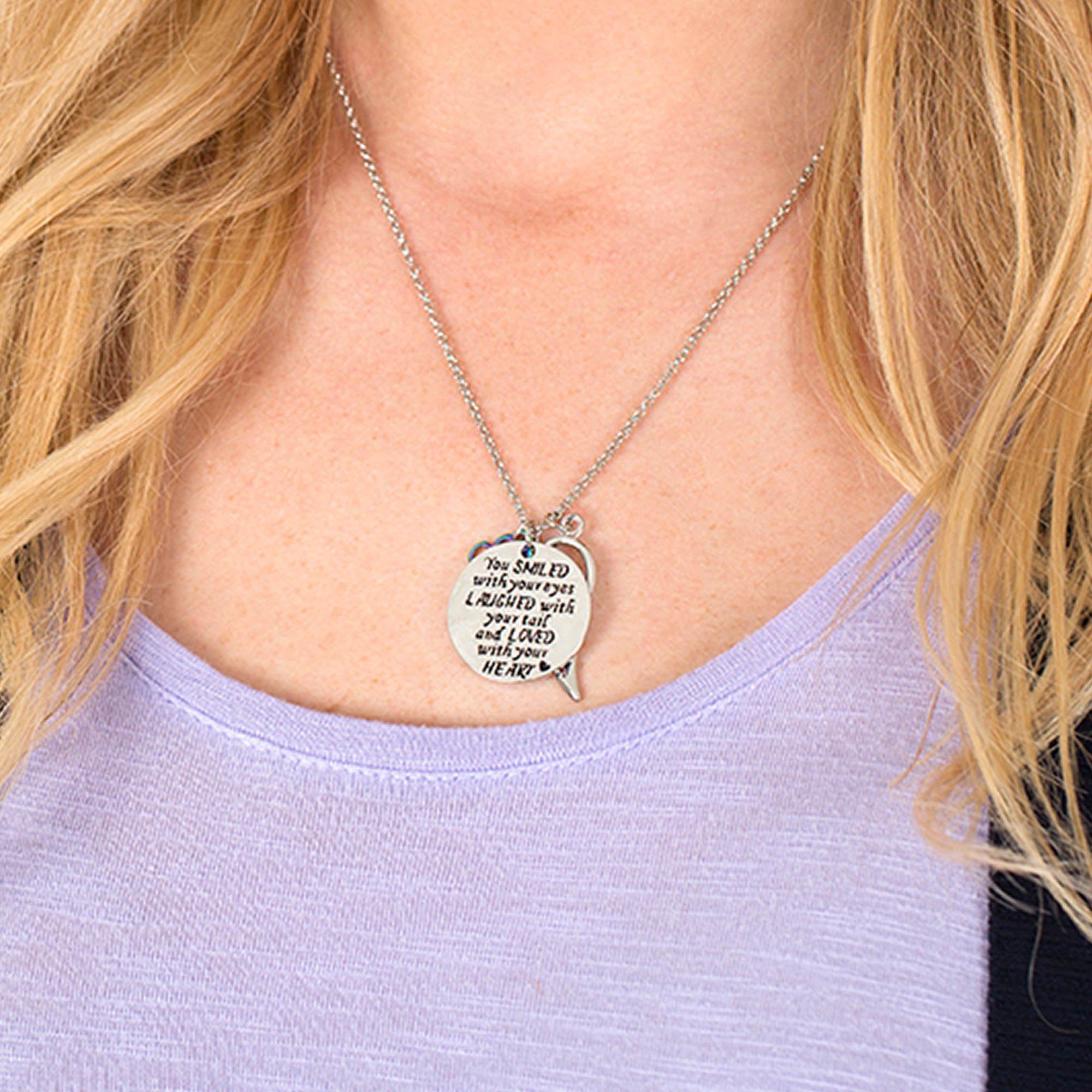 Loved With Your Heart Paw Print Jewelry - Aaria Tees Aaria Tees