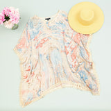 Living Marbleous Chiffon Kaftan - Aaria Tees Aaria Tees