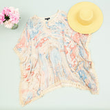 Living Marbleous Chiffon Kaftan - Aaria Tees Aaria Tees