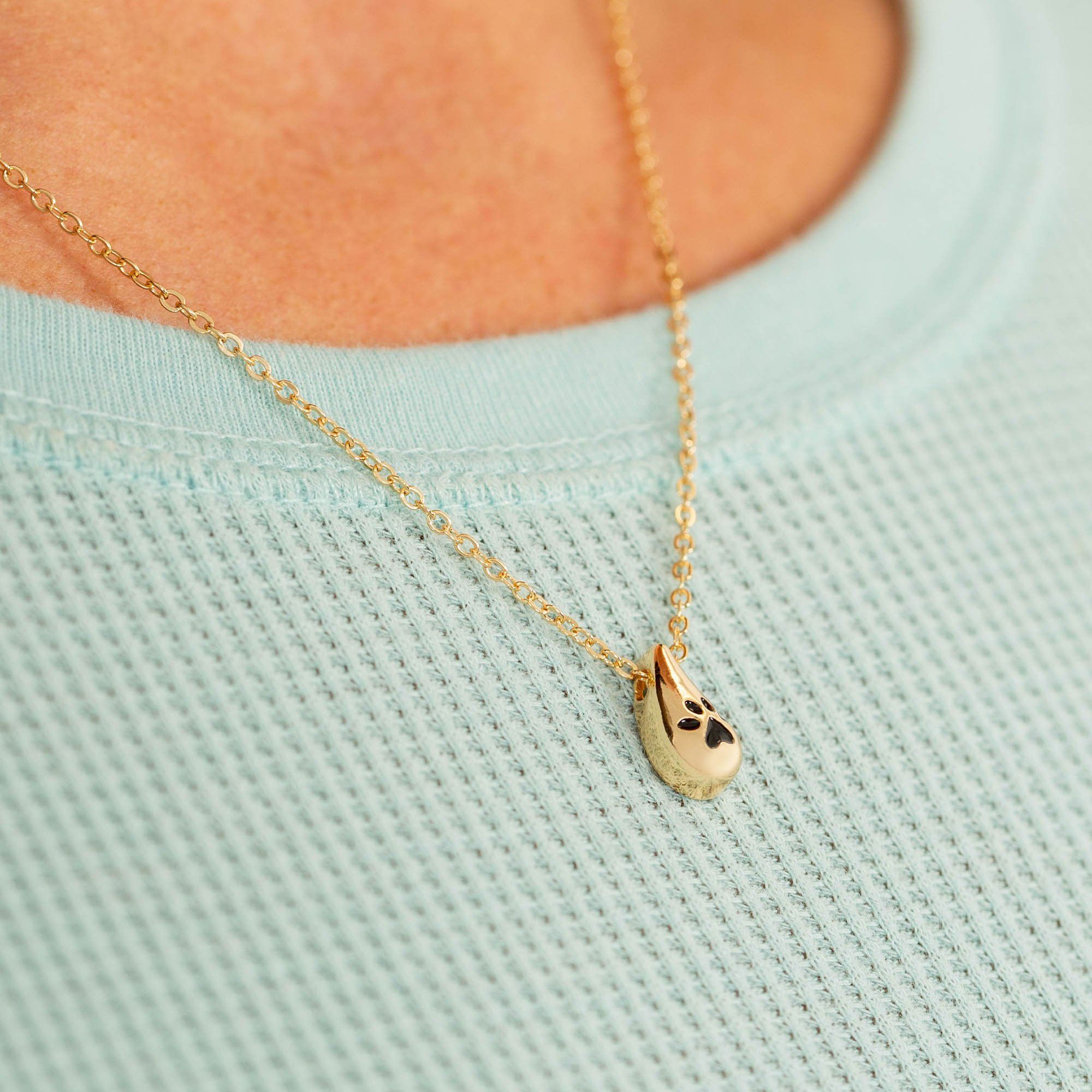 Always With Me Paw Teardrop Necklace - Aaria Tees Aaria Tees