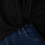 Let's Get Back Dolman Front Twist T-Shirt - Aaria Tees Aaria Tees