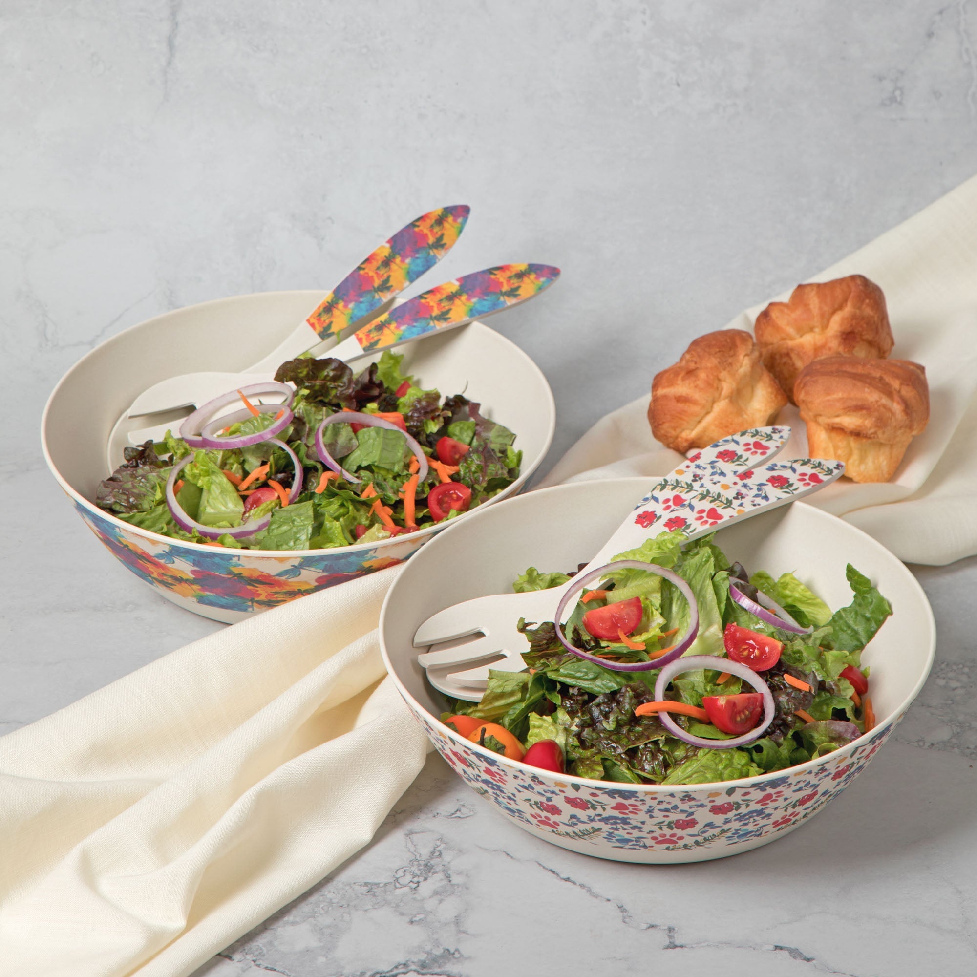 Bamboo Fiber Bowl Set - Aaria Tees Aaria Tees