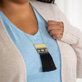 Boho Tassel & Bead Necklace - Aaria Tees Aaria Tees