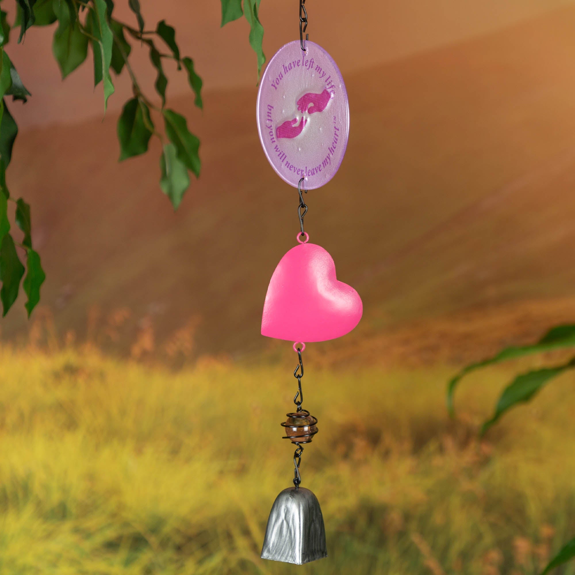 Never Leave My Heart Bell Chime - Aaria Tees Aaria Tees