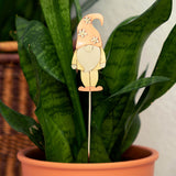 Cute Gnome Mixed Metal Plant Stake - Aaria Tees Aaria Tees