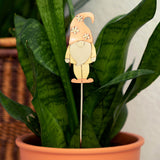 Cute Gnome Mixed Metal Plant Stake - Aaria Tees Aaria Tees
