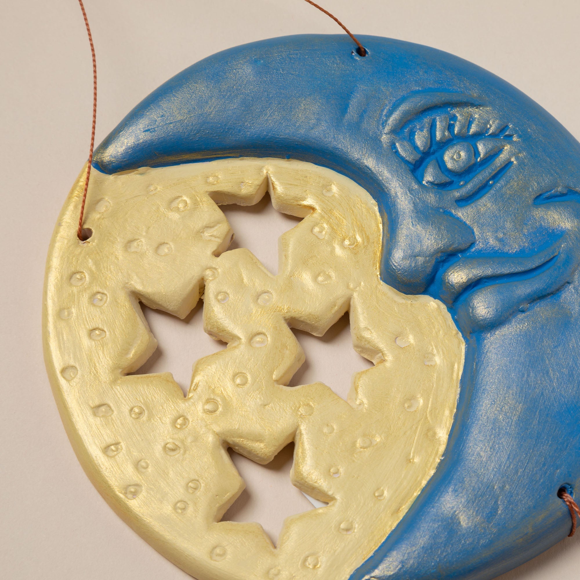 Moonlight & Stars Ceramic Wind Chime - Aaria Tees Aaria Tees