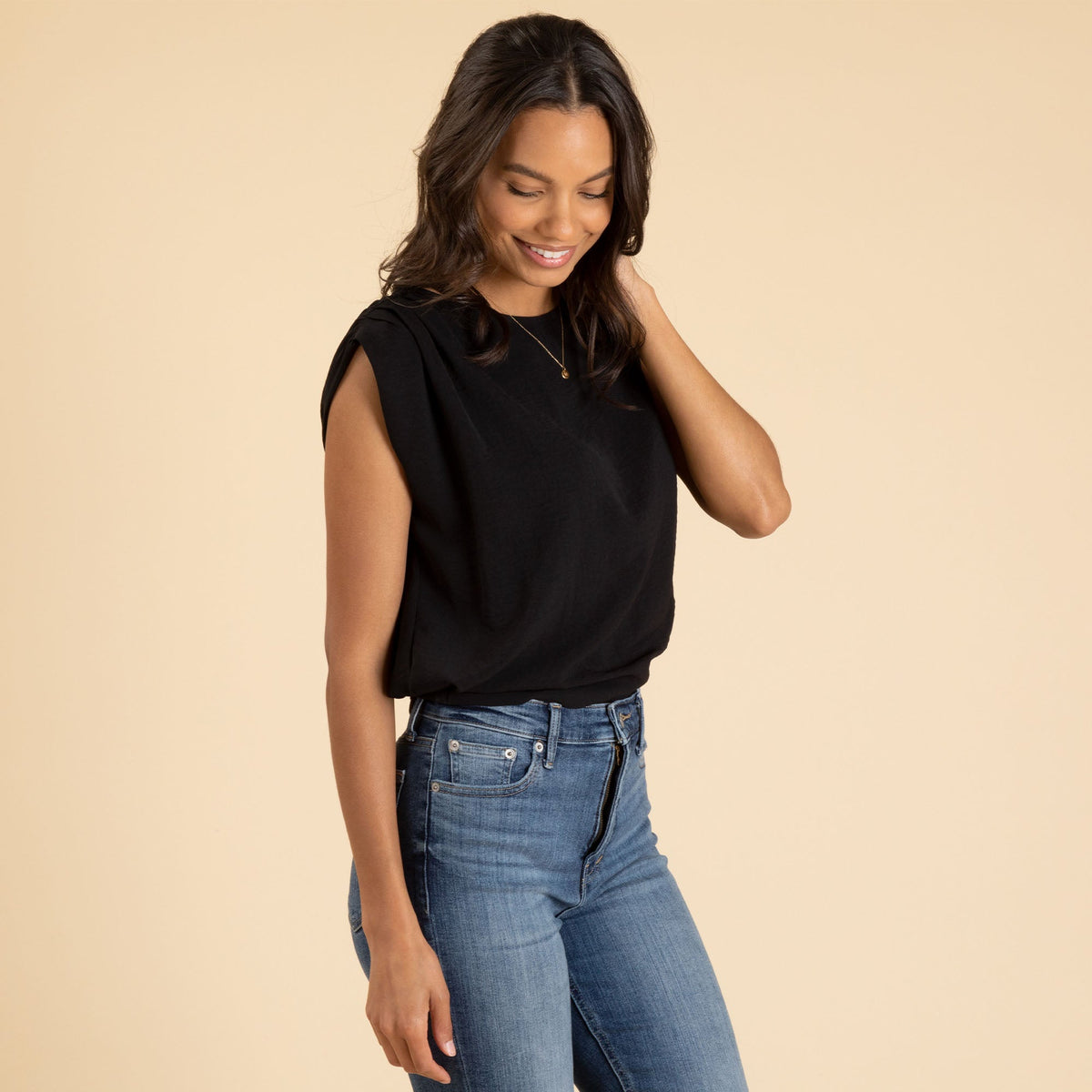 Cap Sleeve Crop Top - Aaria Tees