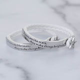 Sisters Are Like Stars Braided Bracelet - Aaria Tees Aaria Tees