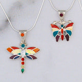 Earth's Splendor Gemstone & Sterling Necklace - Aaria Tees Aaria Tees