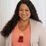 Boho Tassel & Bead Necklace - Aaria Tees Aaria Tees