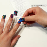 African Print Nail Wraps - Aaria Tees Aaria Tees