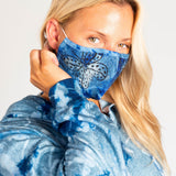 Butterflies in Bloom Face Mask & Headband - Aaria Tees Aaria Tees