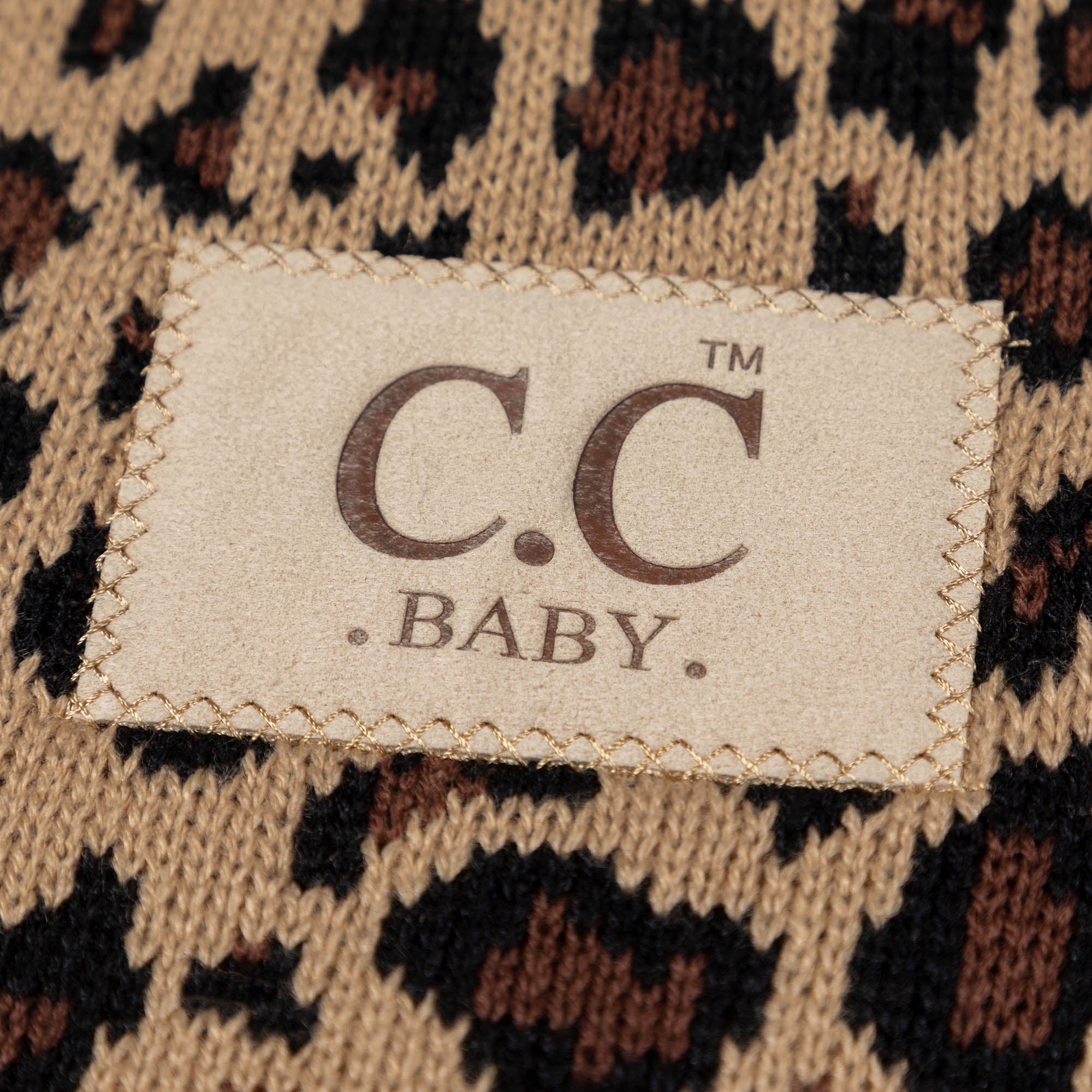 C&C&trade; Home Leopard Knit Baby Blanket - Aaria Tees Aaria Tees