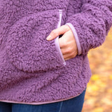 Cozy Paw Plush Sherpa Fleece Pullover - Aaria Tees Aaria Tees