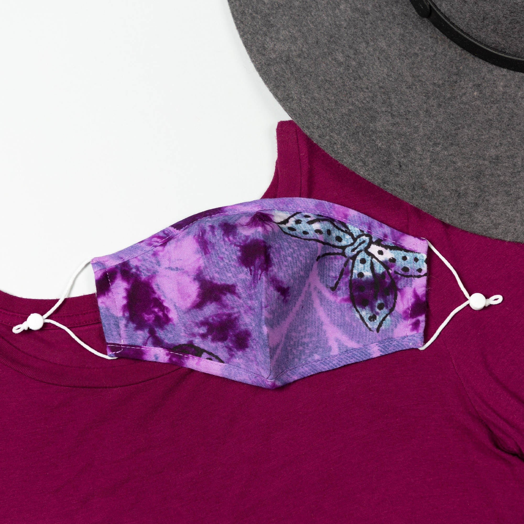 Butterflies in Bloom Face Mask & Headband - Aaria Tees Aaria Tees