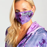 Butterflies in Bloom Face Mask & Headband - Aaria Tees Aaria Tees