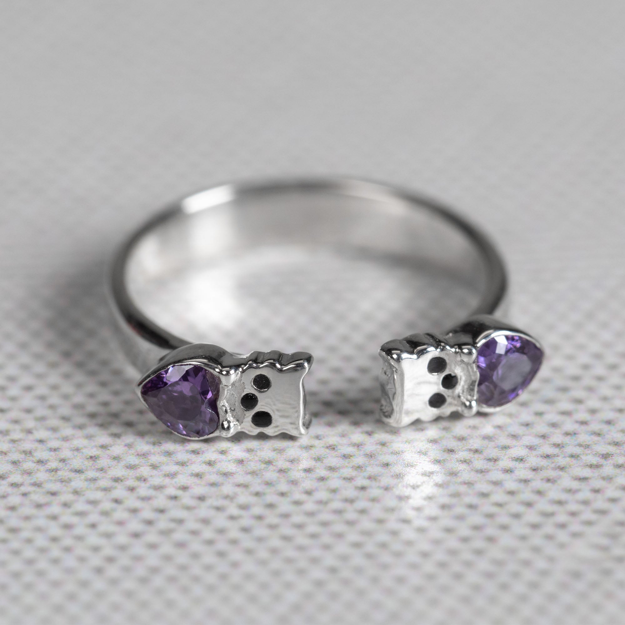 Kitty Cat Sterling Toe Ring - Aaria Tees Aaria Tees