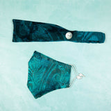 Pretty Pattern Face Mask & Headband - Aaria Tees Aaria Tees