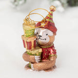 Merry Sloth Ornament - Aaria Tees Aaria Tees