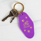 Pet Mom Vintage Style Keychain - Aaria Tees Aaria Tees