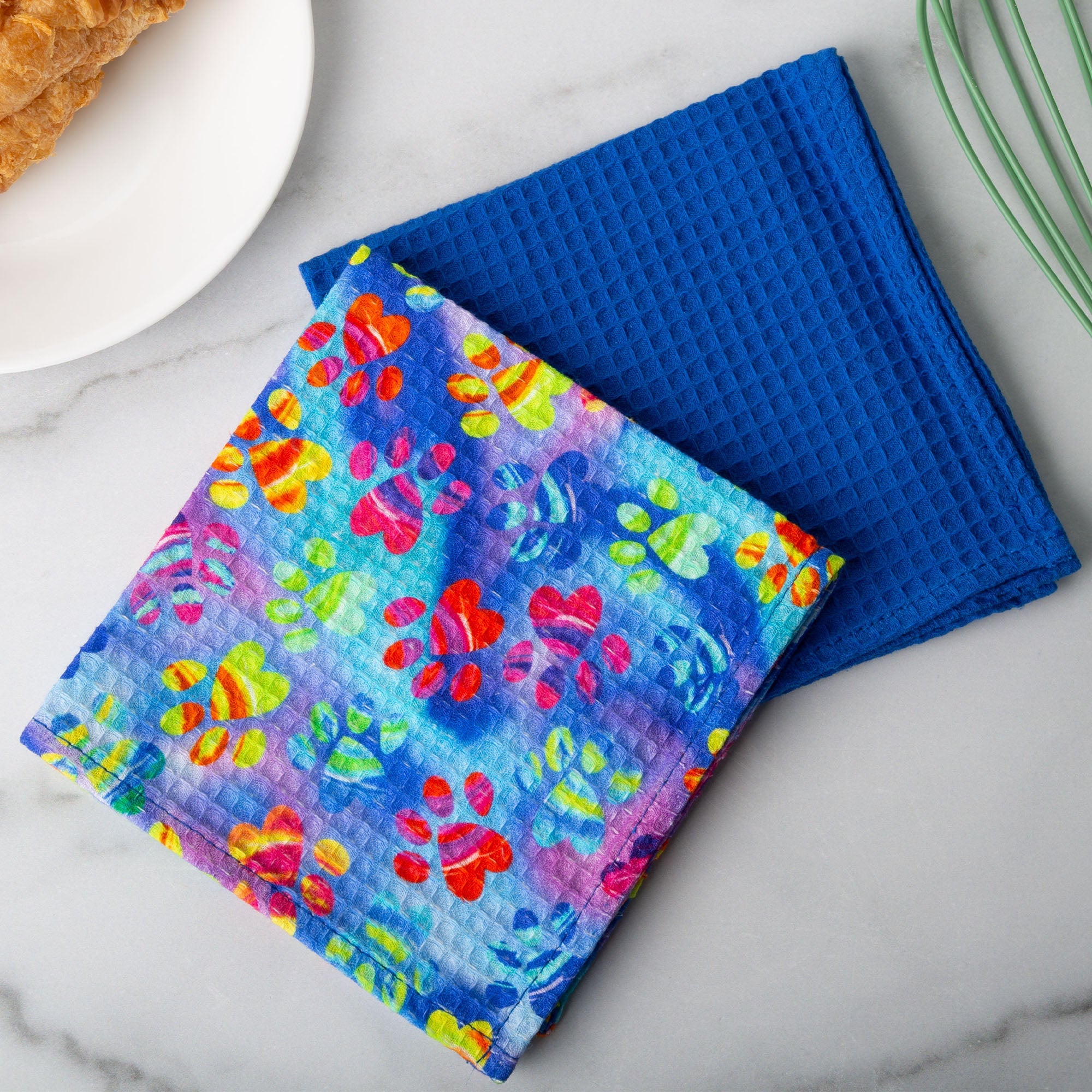 Painted Paws Dish Cloth - Set of 6 - Aaria Tees Aaria Tees