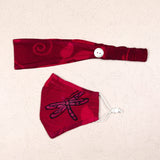 Pretty Pattern Face Mask & Headband - Aaria Tees Aaria Tees