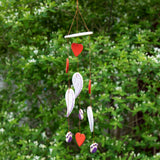 Always in My Heart Paw Print Ceramic Chime - Aaria Tees Aaria Tees