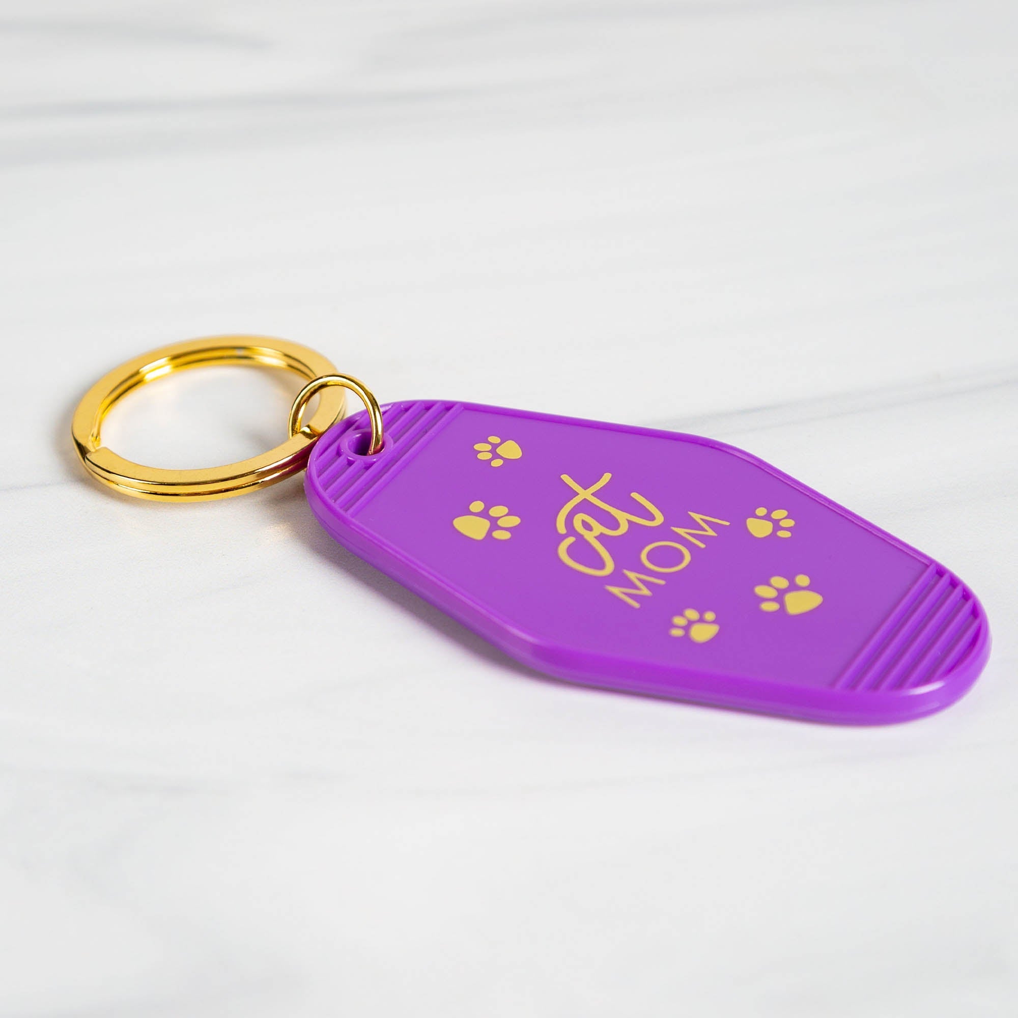 Pet Mom Vintage Style Keychain - Aaria Tees Aaria Tees