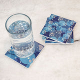 Paw Print Coaster - Set of 4 - Aaria Tees Aaria Tees