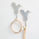 Flying Hummingbirds Mixed Metal Hook - Set of 2 - Aaria Tees Aaria Tees