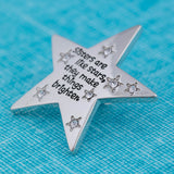 Sisters are Like Stars Pin - Aaria Tees Aaria Tees