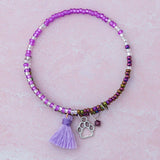 Fair Trade Beaded Paw Print Adjustable Bracelet! - Aaria Tees Aaria Tees