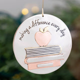 Teacher Appreciation Ornament - Aaria Tees Aaria Tees