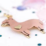 Alpaca Brass & Copper Necklace - Aaria Tees Aaria Tees
