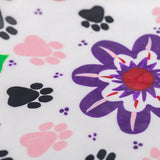 Paw Print Hand Painted Decorative Ceramic Plate - Aaria Tees Aaria Tees