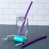 Silicone Straw Set with Brush - Aaria Tees Aaria Tees